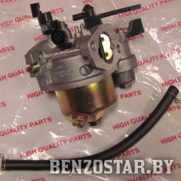 Карбюратор для бензогенератора, мотокультиватора, мотоблока 2500/168F/170F/GX160/GX200 с краном