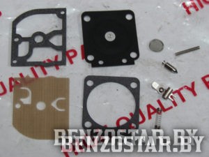 Ремкомплект карбюратора для бензопилы (Craftop, Einhell, ECO, Evrotec,Garden Line, Good luck, Lider, Matrix, Nikkey, Prorab, Stern, Sturm, Unistar, Skiper, Shtenli) 4500 5200 5800