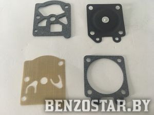 Ремкомплект карбюратора для бензопилы ( Craftop, Einhell, ECO, Evrotec,Garden Line, Good luck, Lider, Matrix, Nikkey, Prorab, Stern, Sturm, Unistar, Skiper, Shtenli) 4500 5200 5800 Diaphram