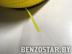 Шнур кордовый (леска для триммера) 2,7 квадрат витой 285 М Катушка